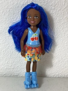 Mattel Barbie Pop Reveal Fruit Series - 5.5” Cherry Chelsea Doll - Blue Hair - Picture 1 of 8