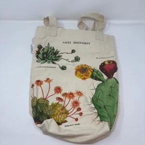 Bolso de Mano Cavallini & Co Cactus Cactus Suculentas Lona - Imagen 1 de 4