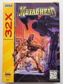 Metal Head Sega 32X Game Complete in Box with instruction manual