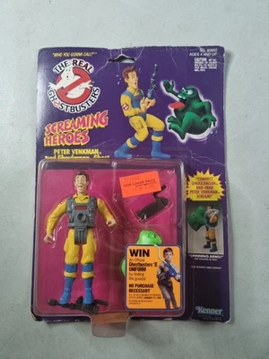 Vintage 1986 Kenner The REAL Ghostbusters Screaming Heroes Peter Venkman SEALED - Image 1 of 4