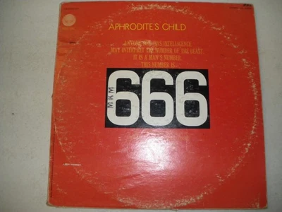 Aphrodite's Child 666 2 LP Gatefold Vertigo VEL-2-500 Swirl VG Cleaned - Image 1 of 4