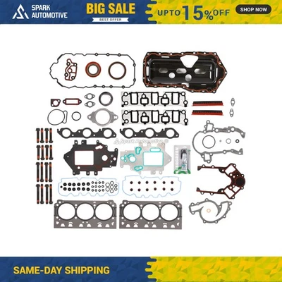 Full Gasket Set Head Bolts Fit 04-05 Pontiac Grand Prix Supercharged 3.8 OHV 12V - Image 1 of 4