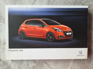 GENUINE PEUGEOT 208 OWNERS MANUAL / HANDBOOK 2015 2019 / 323 PAGES - Picture 1 of 2