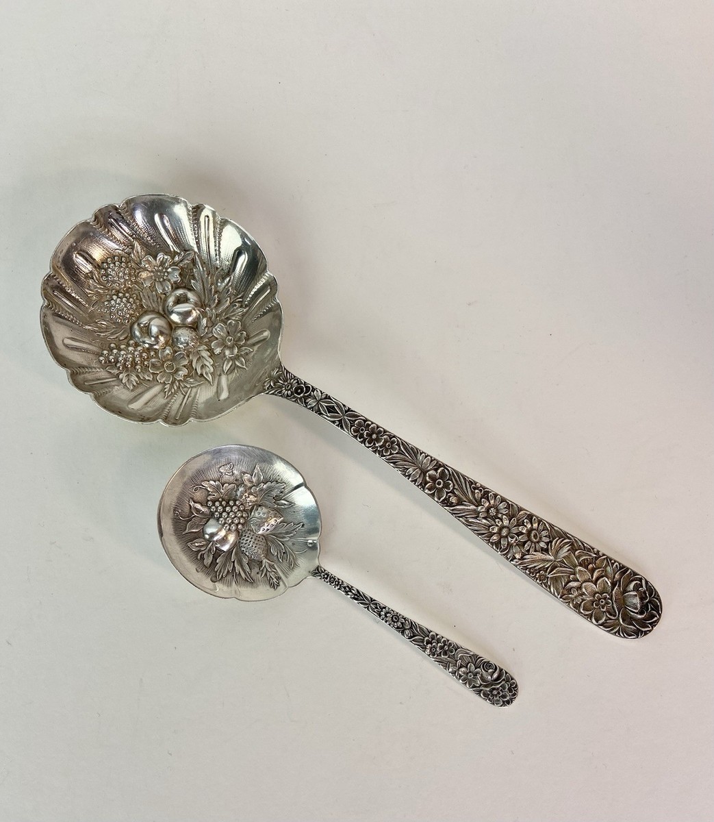 Kirk Antique US Sterling Silver Serving Spoons for sale | eBay