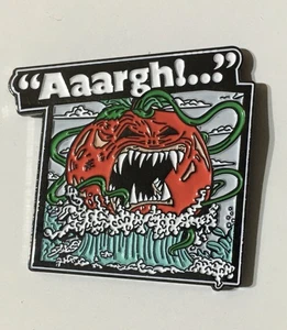 Attack Of The Killer Tomatoes (1978) Enamel Metal Pin Bam Horror Limited - Picture 1 of 2