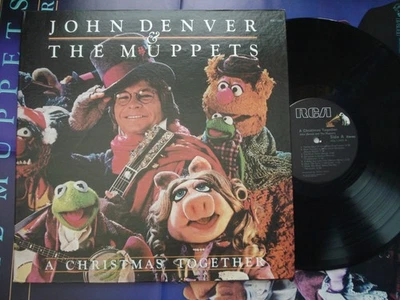 JOHN DENVER & THE MUPPETS A Christmas Together NM RCA original Vinyl LP w/poster - Image 1 of 4
