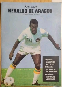 Pele Cover 1983 Mega Rare Magazine Brasil Football Abba Agnetha Frida  - Bild 1 von 3