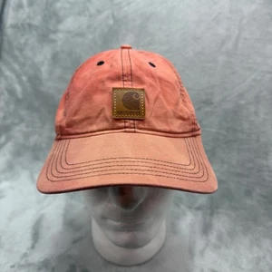 Carhartt Distressed Baseball Cap Orange One Size Adjustable Canvas Dad Hat - Bild 1 von 7