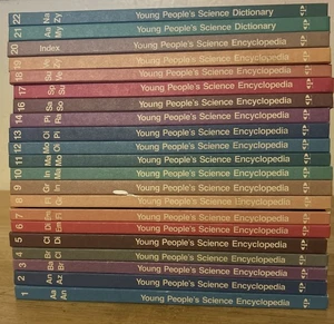 Vintage Young People's Science Encyclopedia Complete 1- 20 Missing 15 - Imagen 1 de 6