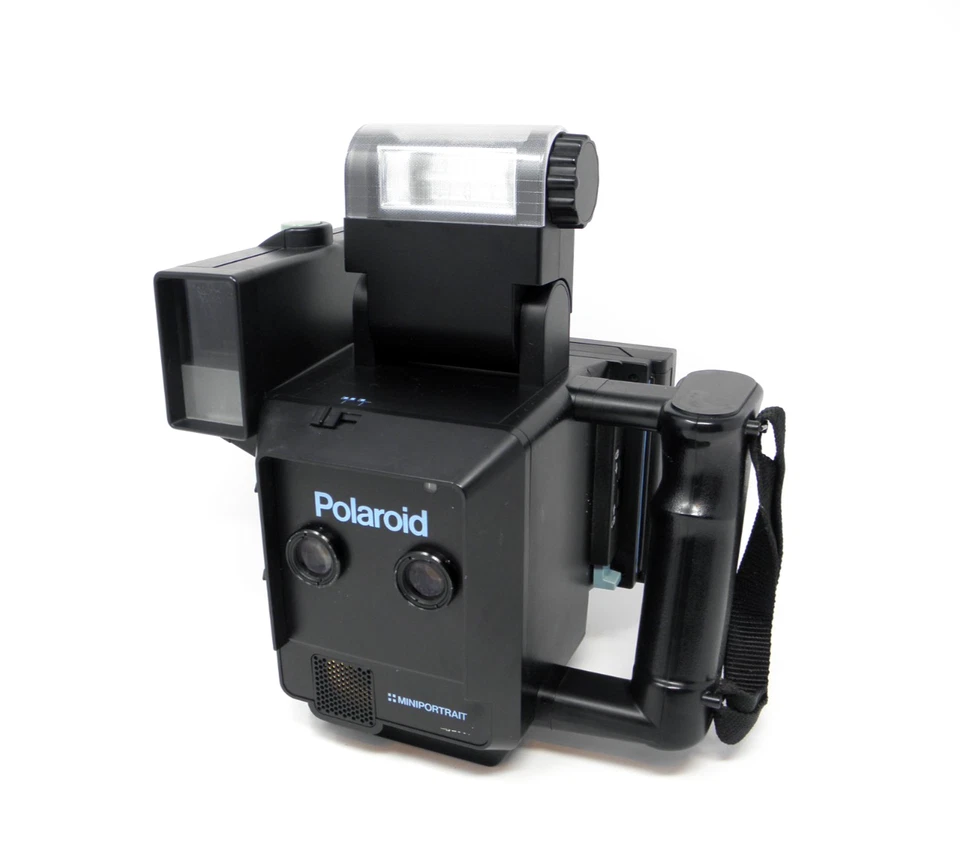Cámara de pasaporte instantánea Polaroid Miniportrait modelo 203 sin probar como está Foto 1 de 4