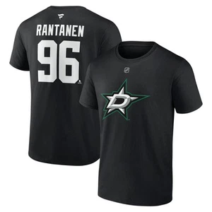 Herren Fanatics Mikko Rantanen schwarz Dallas Stars authentisch Stapel Name & Nummer - Bild 1 von 3
