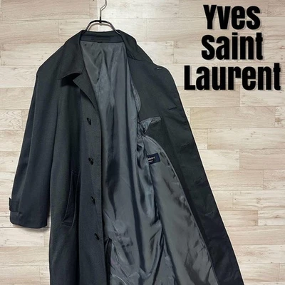 Yves Saint Laurent Silk and Wool Bal Collar Coat - Image 1 of 4
