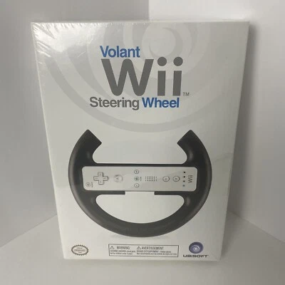 Wii Steering Wheel Volant Ubisoft - New in Box Factory Sealed - Image 1 of 2