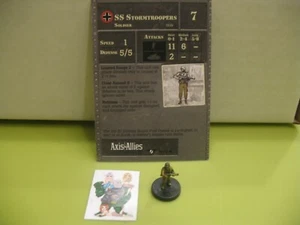 =Axis & Allies Miniatures CIELOS DISPUTADOS SS Stormtroopers con tarjeta 36/45= - Imagen 1 de 1