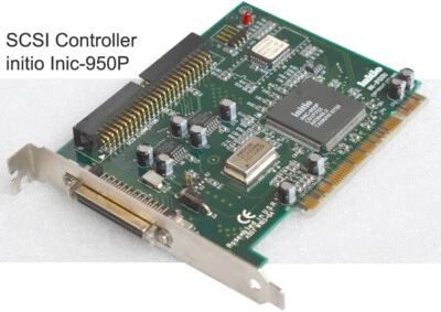 SCSI Controller PCI INI-9100U For DAT Jaz Zip Drive HDD For Windows 95 98 XP NT - Image 1 of 3