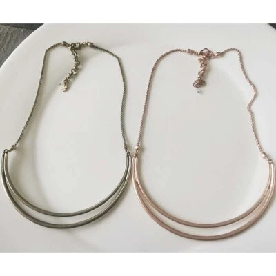 Collar 16" Marca Lucky Regalo Vintage Mujeres Fiesta Joyería 2 Colores Elegidos Foto 1 de 4