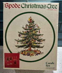 Spode Christmas Tree 15oz Highball Drinking Glasses Set of 3 in Box - Picture 1 of 3