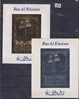 HD RAS AL KHAIMAH - POSTFRISCH - GOLD + SILBER - DE GAULLE - FRANKREICH - GEDENKSTÄTTE