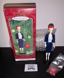 2000 Hallmark Christmas Ornament BARBIE Commuter Set 7th in the Series - Picture 1 of 7