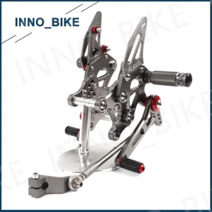 Rearsets Footrest For Aprilia RSV4 R 2009 2010 2011 2012 Rear Set Footpegs Pedal - Picture 1 of 5