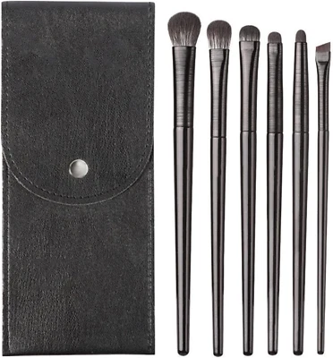 6 Pcs Pennelli per Trucco Occhi Professionali,Make up Kit per Ombretti,Per Appli - Immagine 1 di 4