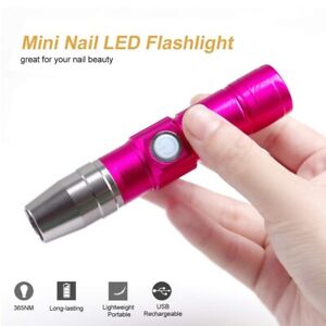 LED UV Nail Lamp Presser Mini Light Nails Curing Dryer Silicone Head Nail Lamp
