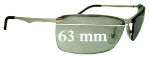 Lenti di ricambio per occhiali da sole SFx adatte a Ray Ban RB3359 - larghezza 63 mm - Foto 1 di 31
