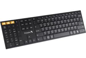 Left-Handed Wireless Keyboard Bluetooth 2.4G Ultra-Thin Rechargeable Silent NEW!