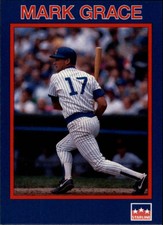 1990 Starline Long John Silver Baseball Card #40 Mark Grace