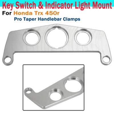 Interruptor de llave y montaje de luz para Honda Trx 450r apto para abrazaderas de manillar cónicas profesionales Foto 1 de 4