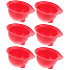 10 Pcs Red Abs Mini Toy Helmet Model Doll (10 Bright Red) Hat