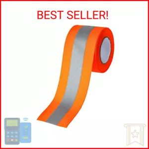 JINBING Sew On Silver Reflective Tape for Clothing Safety Fabric Webbing Trim St - Picture 1 of 2