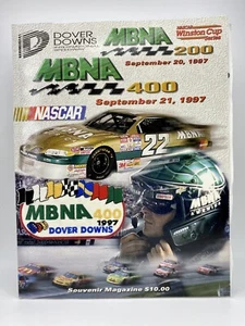 Official NASCAR Souvenir Program Book 1997 Dover Downs - With Collectors Patch! - Picture 1 of 5