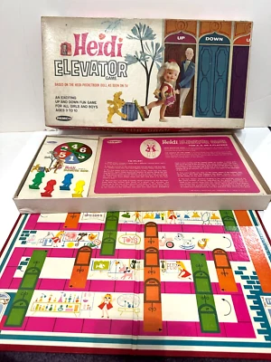 Vintage HEIDI ELEVATOR GAME Based on Pocketbook Doll 1965 Remco #855 - Image 1 of 4