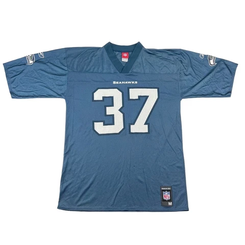 VTG MENS Sz M Seattle Seahawks Jersey Shaun Alexander NFL Reebok Cover
