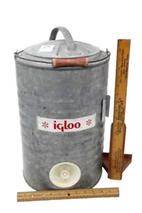 Vintage IGLOO verzinkter Spender Krug 3 Gallonen isoliert Camping schöner Zustand - Bild 1 von 7