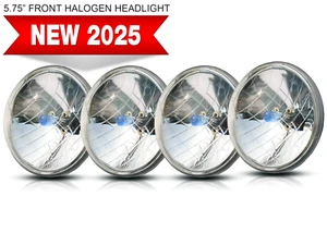 Front Halogen Headlight Bulb for Ford F 100 1958-1960 High & Low Beam x4 - Picture 1 of 11