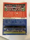 Walsall V. Chelsea 30/10/84 1984 Match Programme