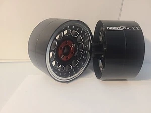 2x RC 2.2 Beadlock Wheels Hobby Offsets Rims For Without Bag (F) - Picture 1 of 3