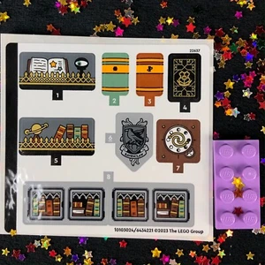 NEW LEGO Ravenclaw House Banner Harry Potter Book Cover 76411 Sticker Sheet - Picture 1 of 3