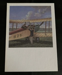 USPS Curtiss Jenny Biplane Pionero Transporte Aéreo Postal-Mark Hess 1989 - Imagen 1 de 3