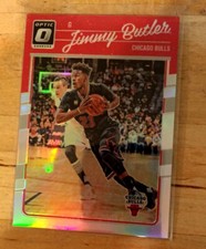 2016-17 Panini Donruss Optic Jimmy Butler Prizm Holo #10 1st Optic Miami Heat SP
