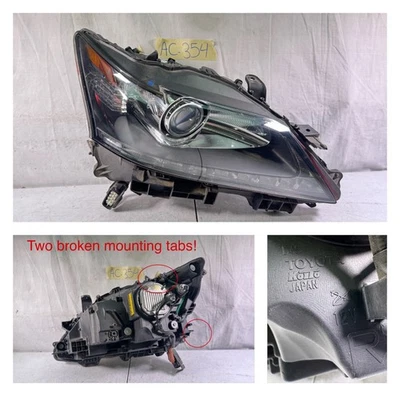 Оригинальная ксеноновая фара для Lexus GS350 GS450h 2013 2014 2015 годов выпуска правая без системы автоматической фокусировки 12 контактов - Изображение 1 из 4