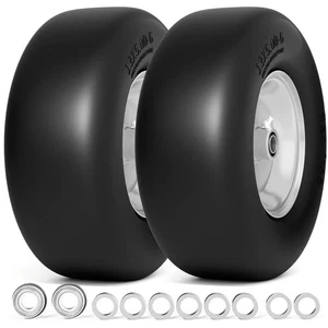 RONPOW 13x5.00-6 Flat Free Lawn Mower Tire, Zero Turn Mower Front Tires - Picture 1 of 4