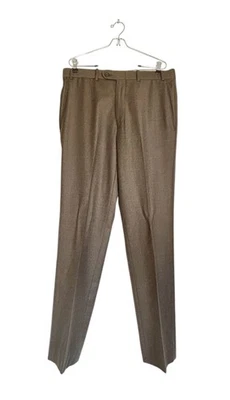 JB Britches Men's Torino Wool Cashmere Dress Slacks in Bark - Sz 34R - Image 1 of 4