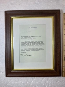 President Bill Clinton Auto Penned Personal Letter White House Stationary 1993 - Picture 1 of 12