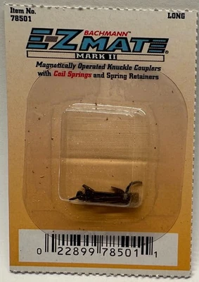 NUEVO ACOPLADOR LARGO ACCIONADO MAGNÉTICO BACHMANN 78501 ESCALA N EZ MATE MK II 1 PAR Foto 1 de 2