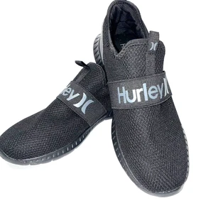 Hurley Tennis Shoes SZ 5 ZD-Camby M Women's Black Slip On Lightweight Mesh - Picture 1 of 7