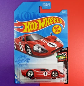 2021 Hot Wheels HW Race Day 8/10~ '67 Ford GT40 MK.IV ~106/250 Red New for 2021 - Picture 1 of 6
