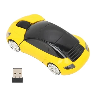 2.4GHz Wireless Car Mouse Plug And Play Battery Powered 3D Sports Car Styling Co - Picture 1 of 22